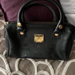 Mini boston MCM purse like new